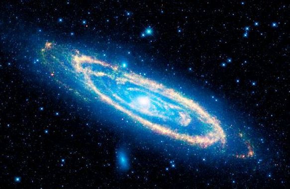鮮明なアンドロメダ銀河の写真をnasaが公開 赤外線探査衛星 ワイズ が撮影 らばq