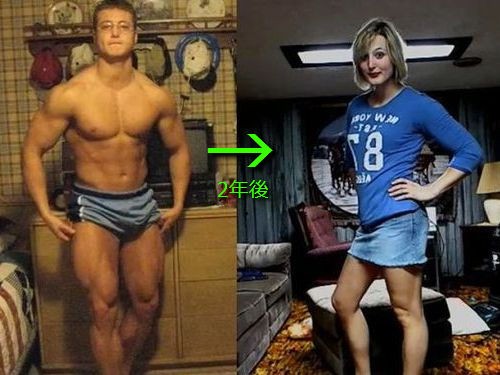 筋肉ムキムキの男性が美女に こんなに劇的な性転換は見たことがない らばq