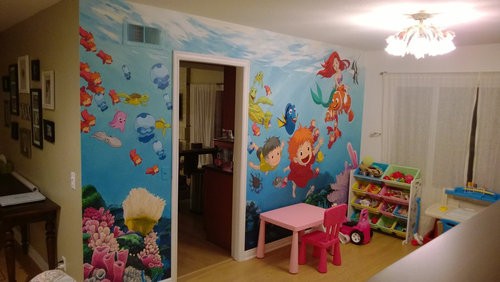 クオリティ高すぎ 子供の部屋に描いたジブリの絵がすばらしいと話題に らばq