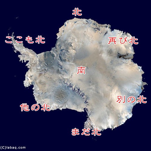 南極で地図を広げると こんなクレイジーなことになるって知ってた 迷うこと間違いなしの地図 らばq