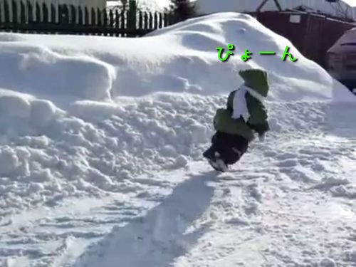 はしゃぎ方に爆笑が止まらない 完全防寒したサルを雪の上に放すとこんなにかわいい 動画 らばq