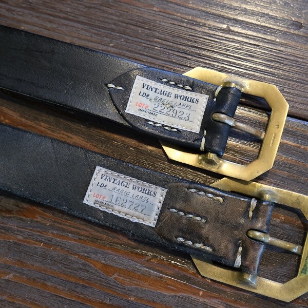 VINTAGE WORKS DH5684 31 黒 Vintage Works】DH5684 HAND MADE LEATHER BELT｜アメカジ