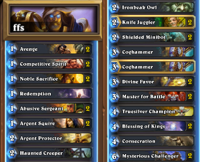 Hearthstone 亜種デッキに含まれる意図の量は 一般的なデッキのソレより比較的多い 未来永劫初心者日記