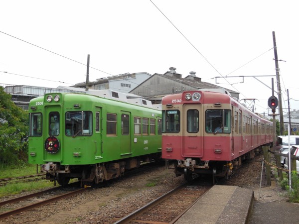 伊予鉄800系（元京王2010系）検査票銘板 伊予鉄800系 – 回送