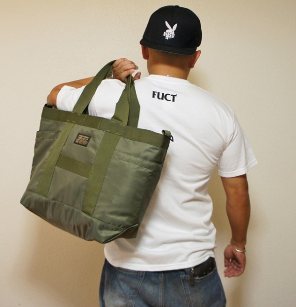 FUCT SSDD MA-1 BACKPACK & TOTE BAG : lay-z-boy CREW