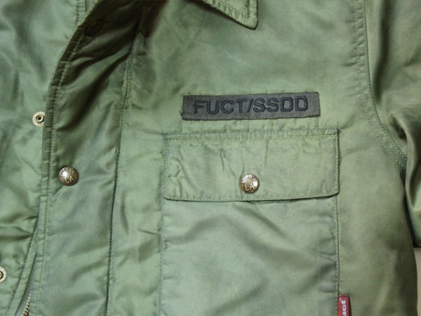 FUCT SSDD ファクト 裏ボアデッキジャケット オリーブ Sサイズ DECK JACKET (FUCT SSDD) : lay-z-boy CREW