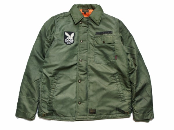 FUCT SSDD NYLON DECK JACKET(L)カーキ A2 A-2 FUCT - FUCT SSDD NYLON DECK JACKET(L)カーキ A2 A-2の通販 by