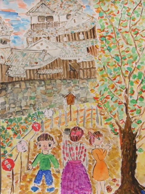 えひめユネスコ絵画展 絵で伝えよう わたしの町の宝物 入賞者 松山ユネスコ協会