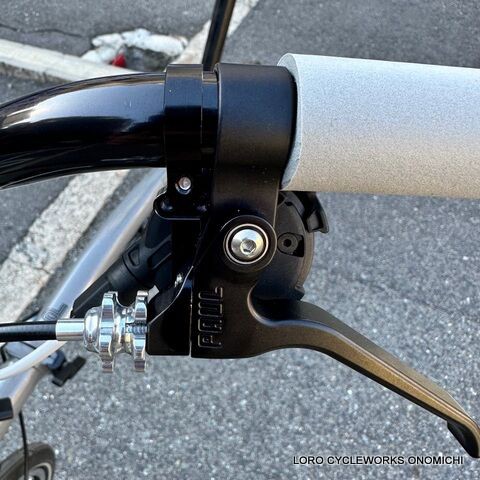 BROMPTONにごく短期間だけ使っていた、PAULブレーキレバー　美品。 PAUL* mini moto brake (silver) - BLUE LUG ONLINE STORE