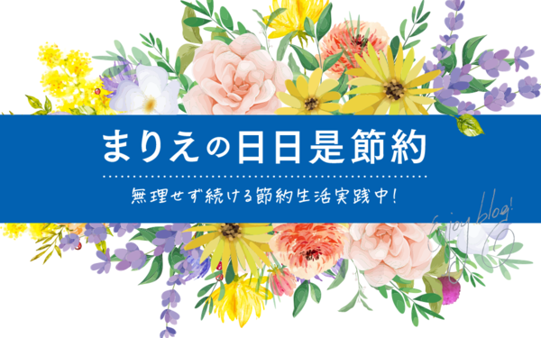 楽しい 節約 と 貯金 のコツがいっぱい やりくり上手なベテラン主婦がつづる まりえの日日是節約 無理せず続ける節約生活実践中 ライブドアブログstyle