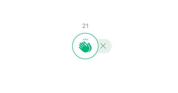 パブリッシングプラットフォーム Medium に 拍手 ボタンが誕生 Blog Start All Over