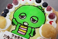 ガチャピンのキャラクターケーキ バースデーケーキプランナーの幸せブログ