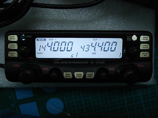 ICOM（アイコム）無線機 IC-2720 LED打ち換え : つれづれなるままのLED