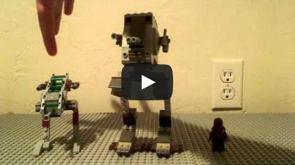 動画]7127 インペリアル AT-ST on チューバッカ - lego star wars 7127