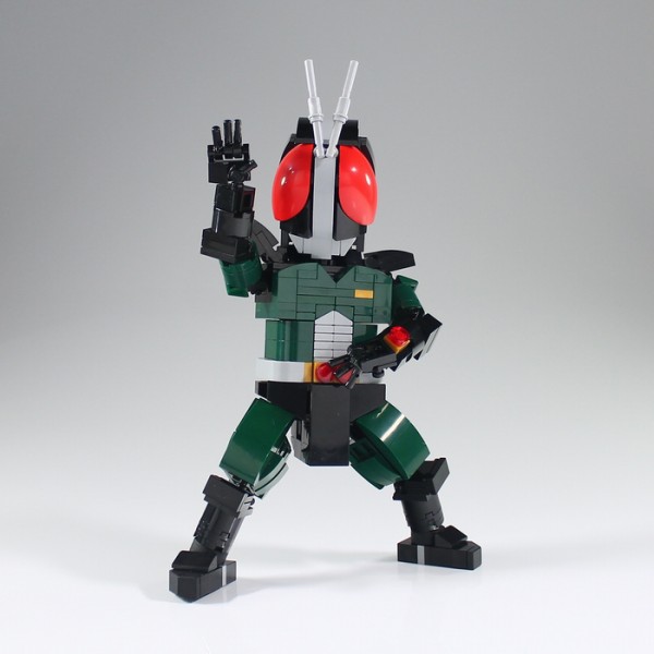 Legoで 仮面ライダーblack Rx 完成しました レゴ道