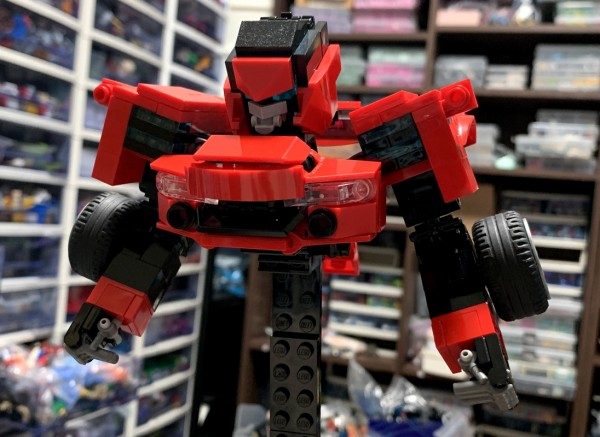 乗り物変形ロボ1号制作その レゴ道