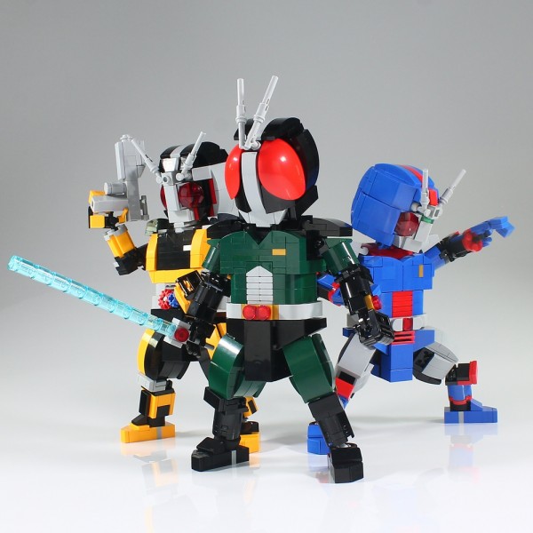 LEGOで「仮面ライダーBLACK RX」完成しました！ : レゴ道