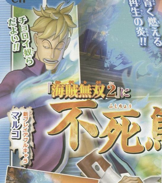 ワンピース海賊無双２の使えるキャラクターにマルコが追加 ワンピース海賊無双２ 初回封入特典はこちらから