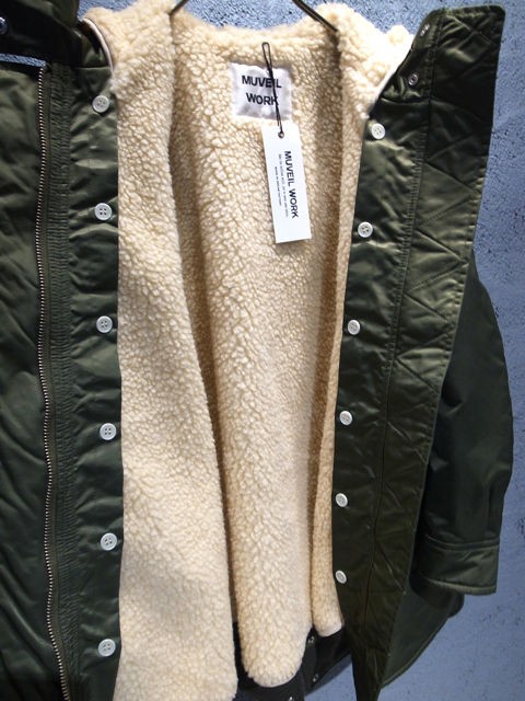 MUVEIL WORK -ミュベールワーク- モッズコート入荷しました☆ : 高松の 