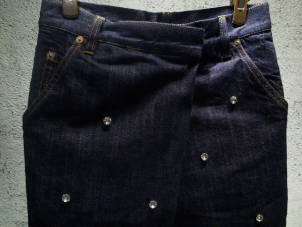 muveil -ミュベール- 2016ssのラインストーンデニムパンツ : MUVEIL  