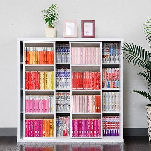 たくさん入るスライド本棚！ : ウッドデッキのDIYリーベ
