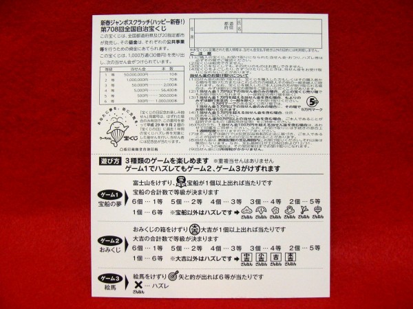 新春ジャンボスクラッチ １枚３００円 ちびまる子ちゃん でかスクラッチ ただいまライト点灯中 ただ点 Led Fps ワイン