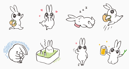 Lineに 資生堂 ワタシプラス より うさぎたん スタンプが登場 Line公式ブログ