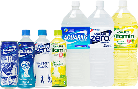 Lineキャラがサッカー応援 アクエリアスを買うと 限定スタンプ アクエリアス Lineキャラクター コラボスタンプ がもらえるキャンペーン開始 Line公式ブログ