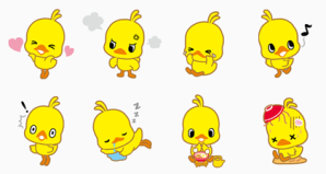 チキンラーメン ひよこちゃん と ローソンクルー あきこちゃん がスタンプに 企業のline公式アカウントから初の無料スタンプ提供開始 Line公式ブログ