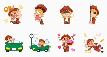 レッドブルから翼をさずけるスタンプ 車のガリバーからオリジナルキャラのスタンプが登場 Line公式ブログ