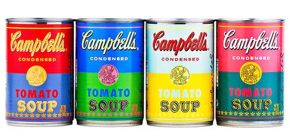 アンディ・ウォーホルのトマト・スープ缶 : リティ＆クリンシの