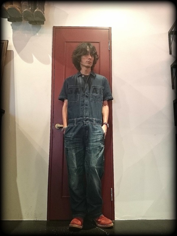 LB studio大阪 ～GAVIAL ガビル S/S JUMPSUIT 半袖ジャンプスーツ(ツナギ) ユーズドタイプ 新作入荷～ :  LITTLEBASTARD リトルバスタード 滋賀 LB studio エルビースタジオ 大阪 BLOG 商品入荷 ときめき坂 ブログ