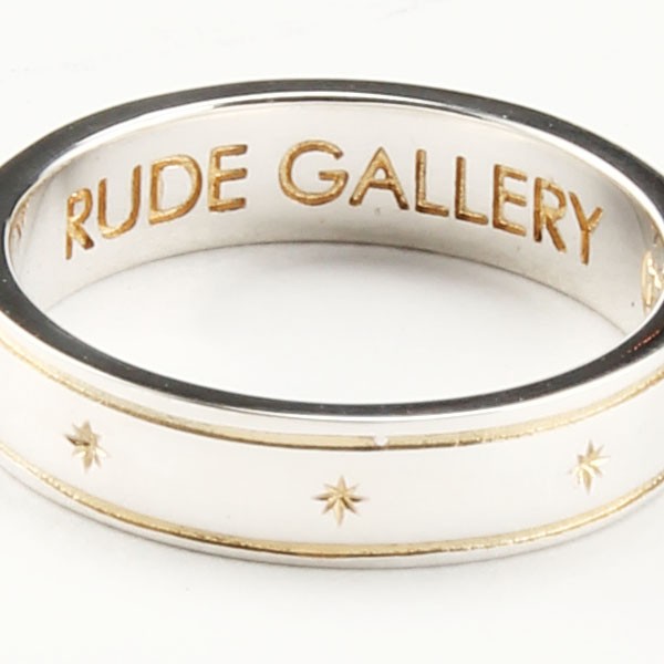 RUDE GALLERY スターバースト バングル ブレスレット シルバー