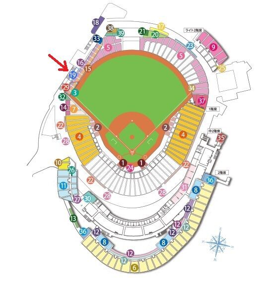 マツダスタジアムのパルテラスで広島東洋カープ応援。 : ひとりディズニー、大人の時間。