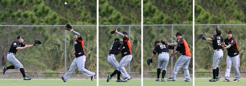 イチローに怪我を負わせたバーンズ 同僚に お前はクビ という張り紙を胸に貼られる なんj まとめては いかんのか