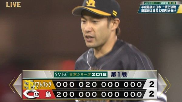 日本シリーズ 初戦は引き分け なんj まとめては いかんのか