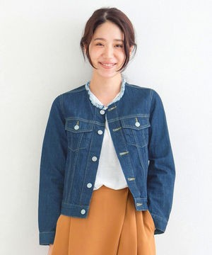 ガールズニュース 首元スッキリで合わせやすい ノーカラーgジャン の春コーデ Naturalbeauty Com