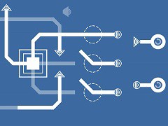 回路のコアにパワーを送るパズルゲーム Circuit フラシュ 無料ゲーム