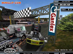 スーパートラックレースゲーム Super Trucks フラシュ 無料ゲーム