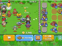 タワー合成防衛ゲーム Merge Cannon Chicken Defense フラシュ 無料ゲーム