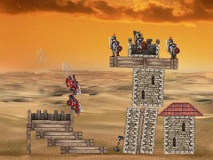 大砲で砦破壊ゲーム Da Vinci Cannon フラシュ 無料ゲーム