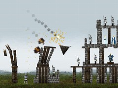 投石機で城破壊ゲーム Crush The Castle フラシュ 無料ゲーム