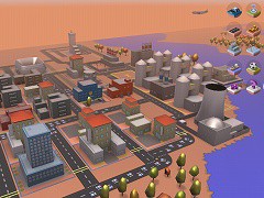 街づくりシミュレーションゲーム 3d City フラシュ 無料ゲーム