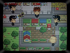 レトロな画面のアクションゲーム 喧嘩番長2クラシック フラシュ 無料ゲーム