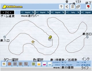 紙の上の防衛ゲーム Paper War フラシュ 無料ゲーム