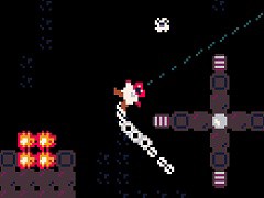 宇宙ジャンク回収ドット絵アクション Space Thread フラシュ 無料ゲーム