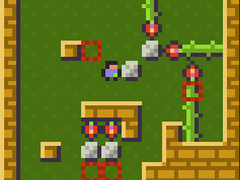 花を導く倉庫番系パズル Boolean Bloom フラシュ 無料ゲーム