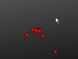 カーソル回避ゲーム Cursor Storm フラシュ 無料ゲーム