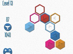 ヘキサゴン移動パズル Hexagons Moving フラシュ 無料ゲーム