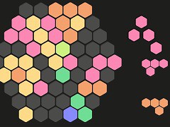 六角形ブロックを並べるパズルゲーム Hex Frvr フラシュ 無料ゲーム